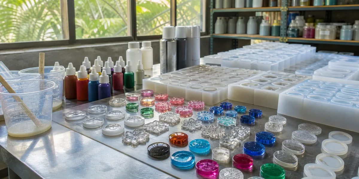 button and craft application with Aertuo resin