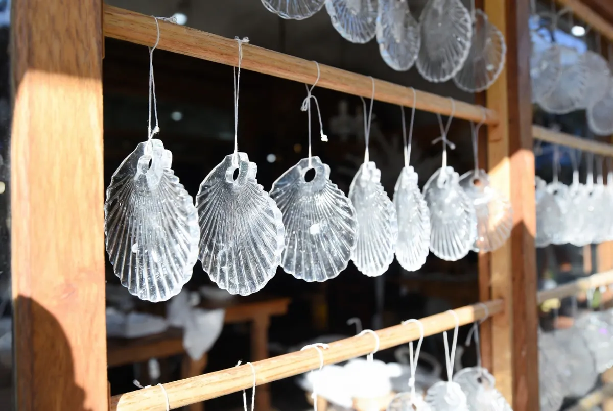 Craft ornaments made with resin
