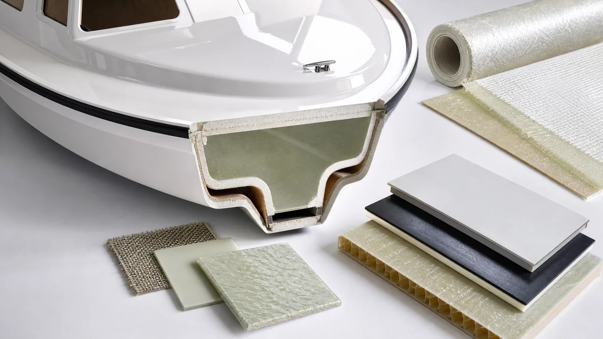 Boat Building Resin - FRP hull and marine composites